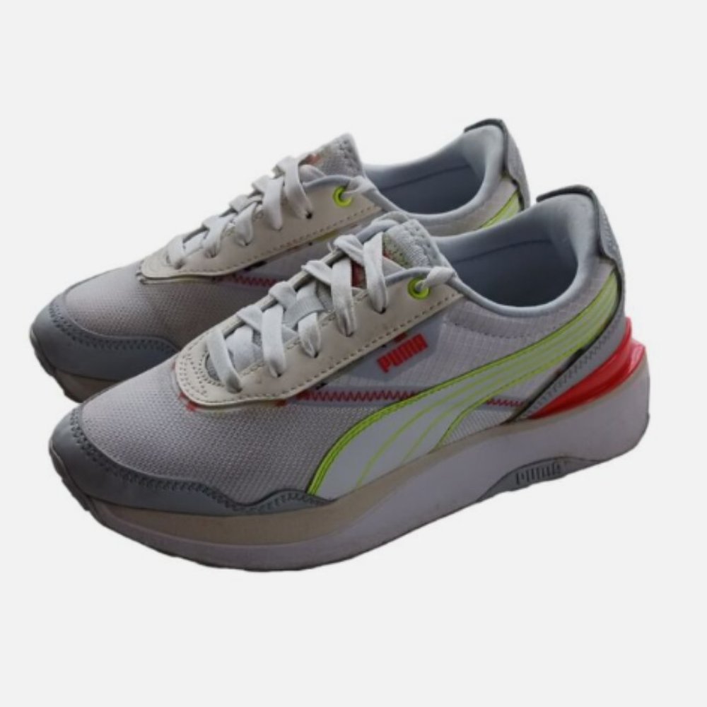 Puma Cruise Rider Rave White Womens Training Sneaker Shoes Sz 7 White 383682-02